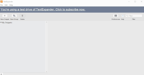 TextExpander צור קטע