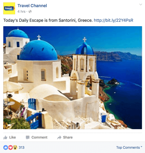 ערוץ נסיעות בפייסבוק