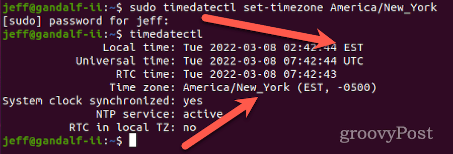 כיצד להגדיר את אזור הזמן בלינוקס באמצעות timedatectl
