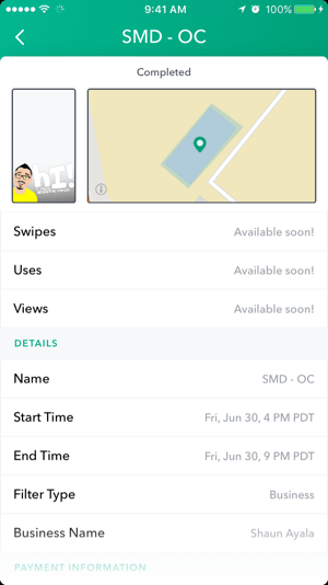 צפו בניתוחים לפילטר הגיאוגרפי שלכם ב- Snapchat.