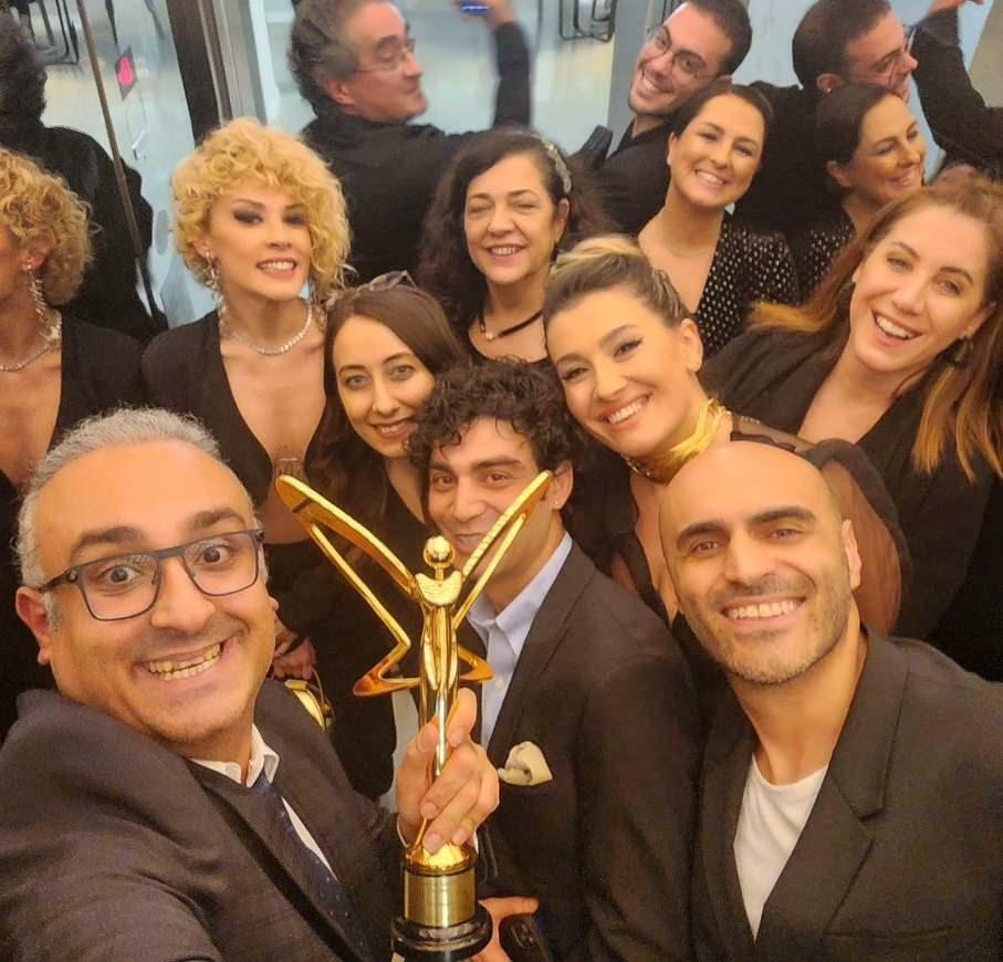 צוות Güldür Güldür בטקס פרס פרפר הזהב