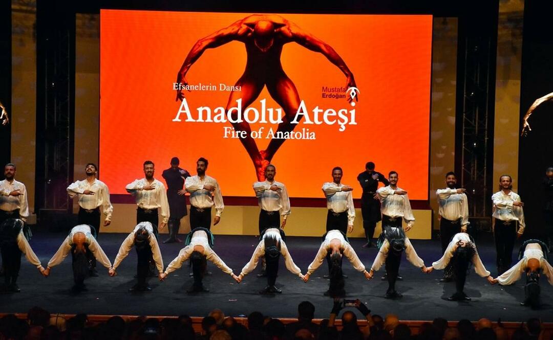  2. Korkut Ata פסטיבל הסרטים העולמי הטורקי להקת המחול Fire of Anatolia