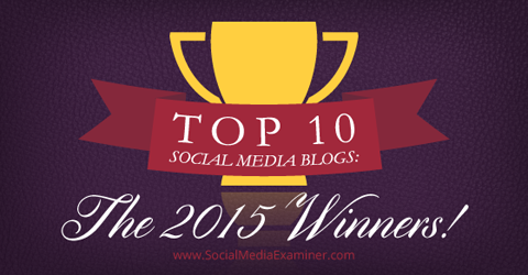 הבלוגים המובילים ברשתות החברתיות של הזוכים לשנת 2015