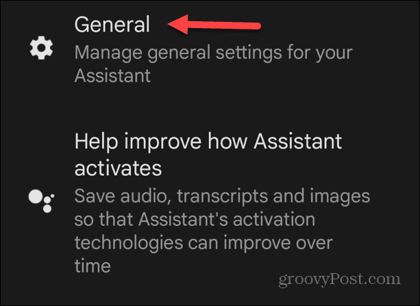 השבת את Google Assistant