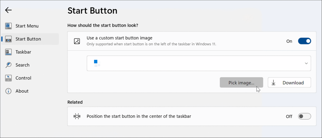 שפר את תפריט ההתחלה ושורת המשימות של Windows 11 עם Start11