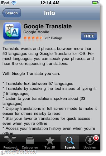 הורד והתקן את אפליקציית התרגום של גוגל עבור iphone, ipad ו- ipod
