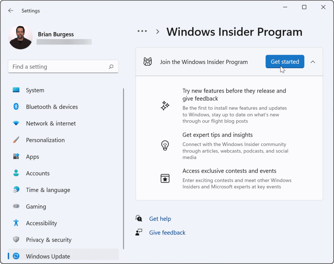 כיצד להצטרף לתוכנית Windows Insider ב-Windows 11