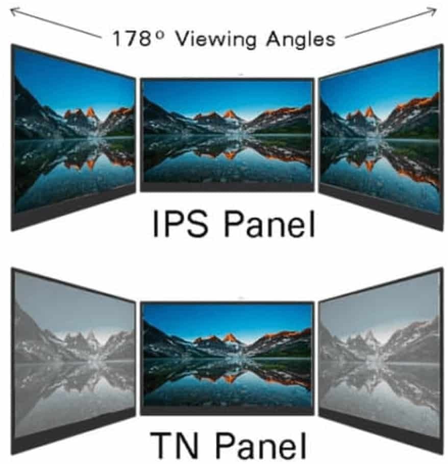 סוגי LCD שונים