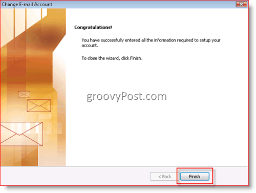 הוסף תיבת דואר ל- Outlook 2007:: groovyPost.com