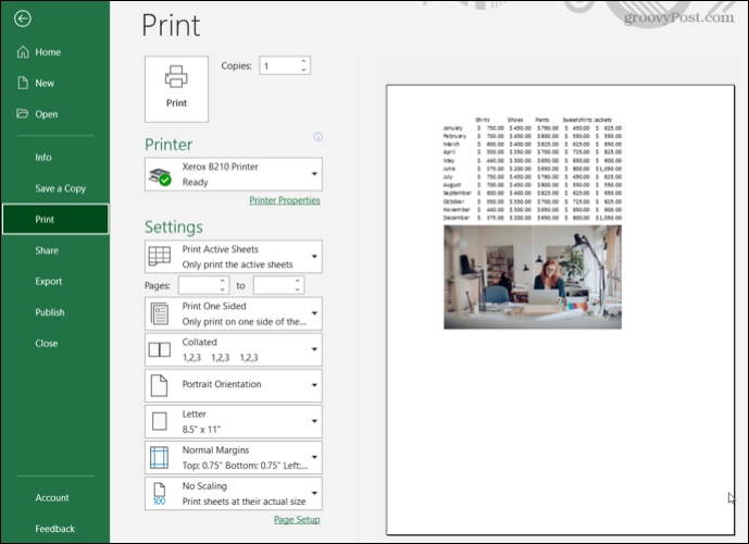 הדפס תצוגה מקדימה ללא קווי רשת ב- Excel 