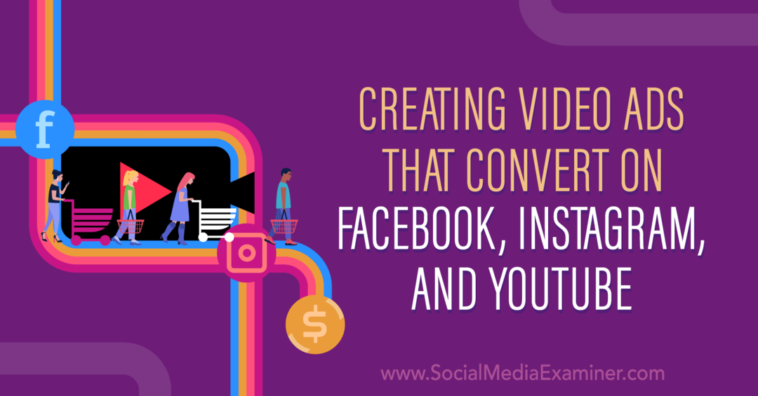 יצירת מודעות וידאו הממירות בפייסבוק, באינסטגרם וב-YouTube הכוללות תובנות של מאט ג'ונסטון בפודקאסט השיווק של מדיה חברתית.