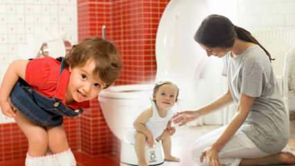 איך להשאיר חיתולים לילדים? איך ילדים צריכים לנקות את האסלה? הדרכה בשירותים ..