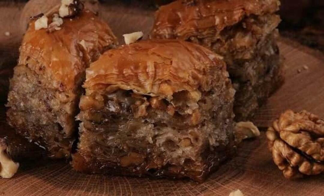 'Uşak Baklava' קיבל רישום חיווי גיאוגרפי!