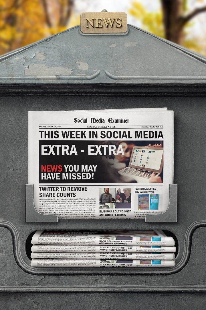 טוויטר להסרת ספירת שיתופים: השבוע ברשתות החברתיות: בוחן מדיה חברתית