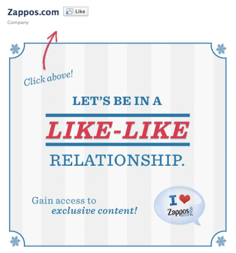 כרטיסיית הברכה של zappos
