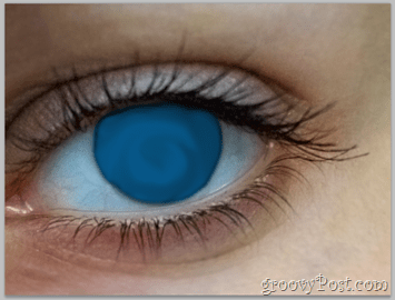 יסודות Adobe Photoshop - צבע כתם עיניים אנושי