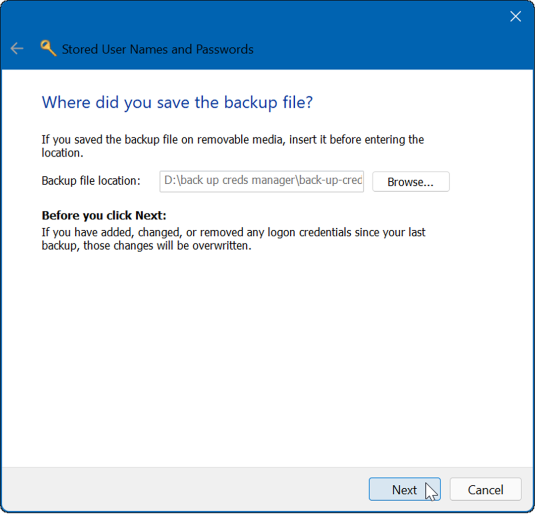 כיצד להשתמש ב-Credential Manager ב-Windows 11