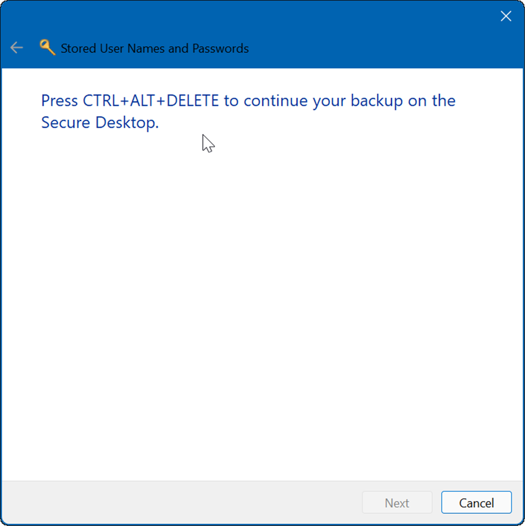 השתמש במנהל האישורים ב-Windows 11