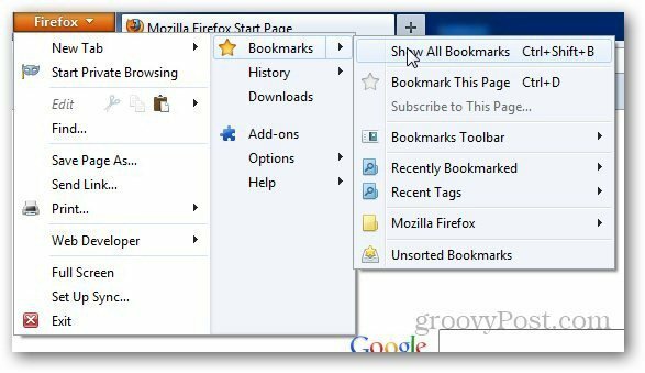 כיצד לשחזר סימניות שנמחקו ב- Mozilla Firefox