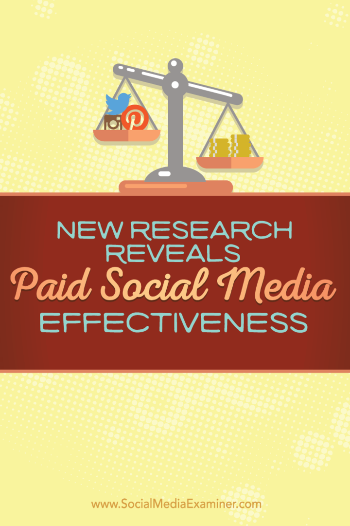 מחקר חדש חושף יעילות בתשלום של מדיה חברתית: בוחן מדיה חברתית