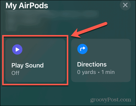 Airpods מנגנים צליל