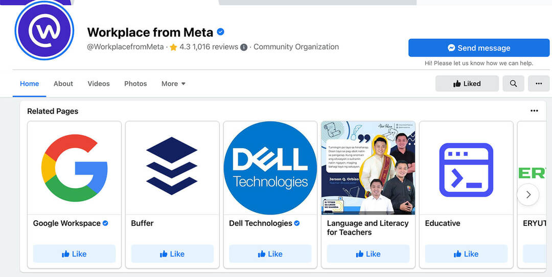 איך-לנתח-מתחרים-עמודי-facebook-place-workplace-from-meta-related-pages-example-4