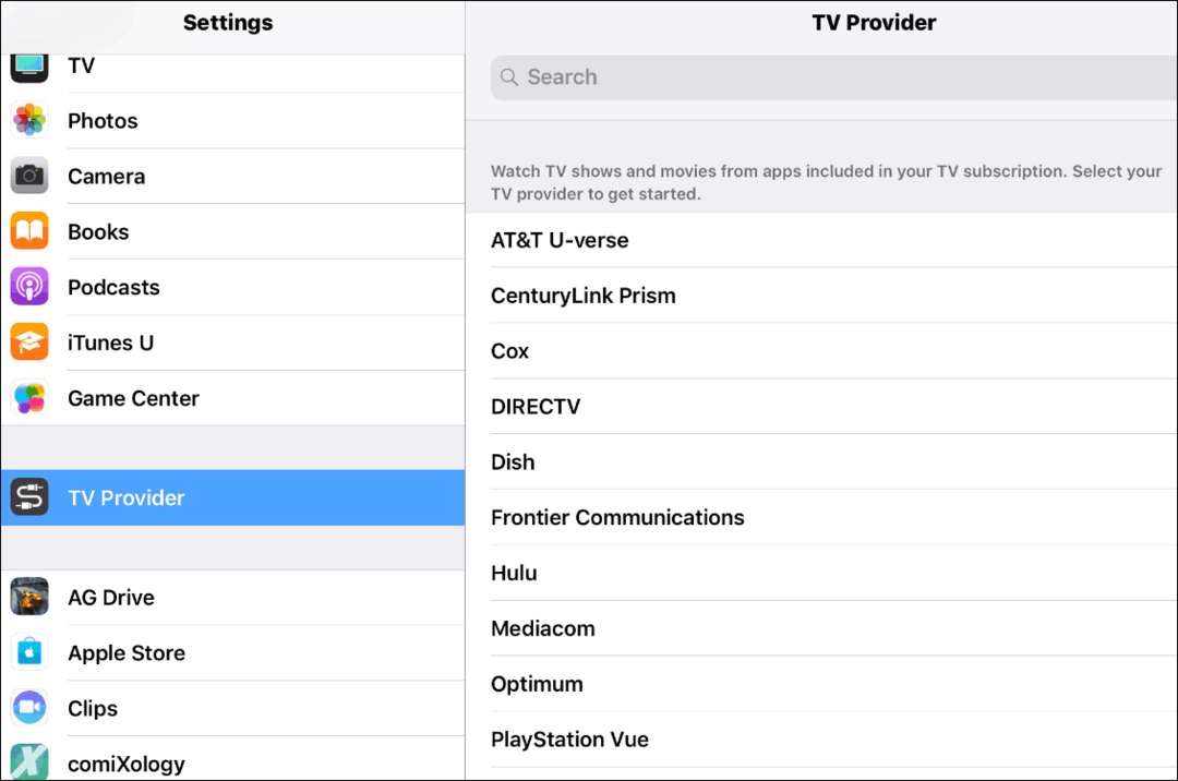 מהו ספק טלוויזיה ב- iOS וכיצד אוכל להשתמש בו?