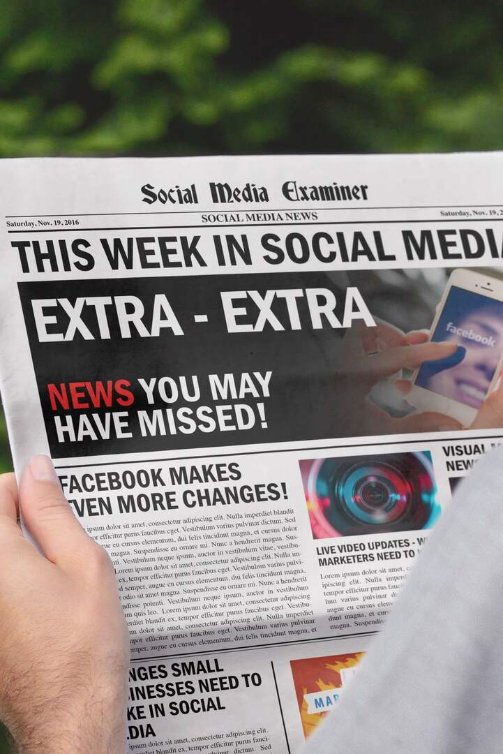 פייסבוק מתקן נתוני טווח הגעה אורגניים שדיווחו עליהם: השבוע ברשתות החברתיות: בוחן מדיה חברתית