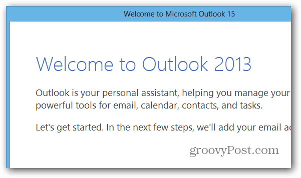 Outlook ב- Office 2013