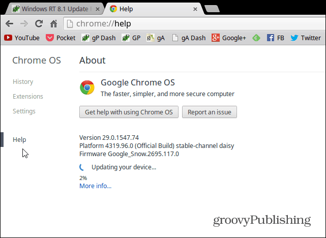 כיצד לעדכן ידנית את Google Chromebook שלך