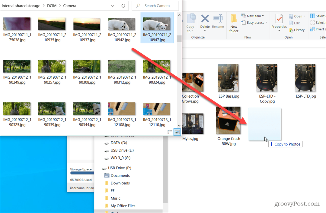 כיצד להעביר תמונות מאנדרואיד לכונן USB