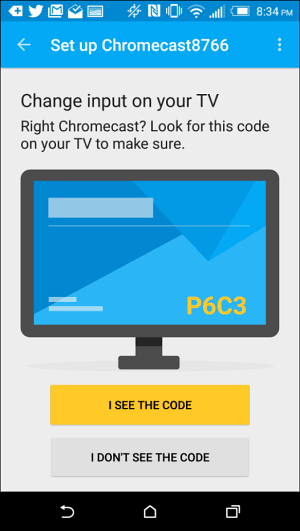 הגדרת Chromecast