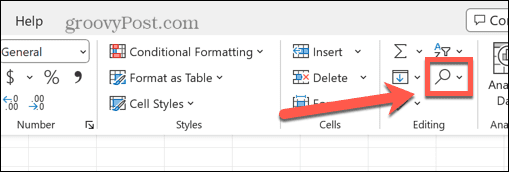 Excel למצוא