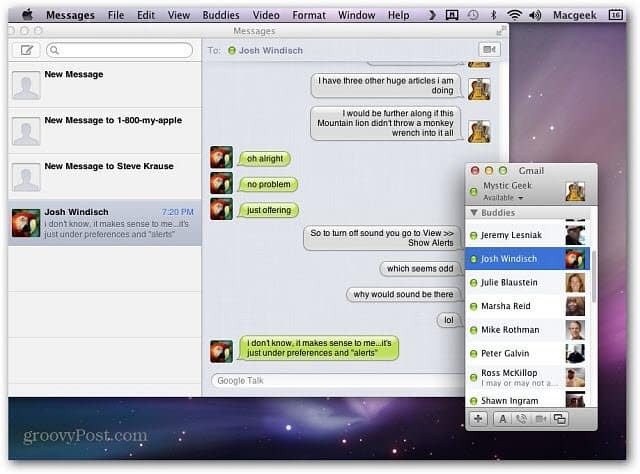 Apple OS X Lion: התקן את גרסת הביטא של ההודעות החינמיות עכשיו