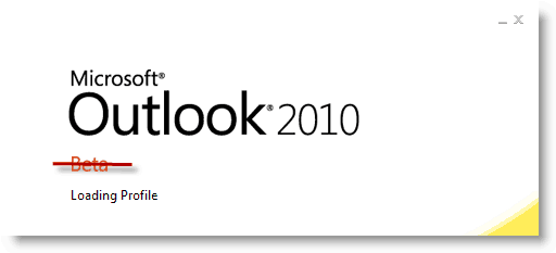 תאריך ההשקה של Outlook 2010