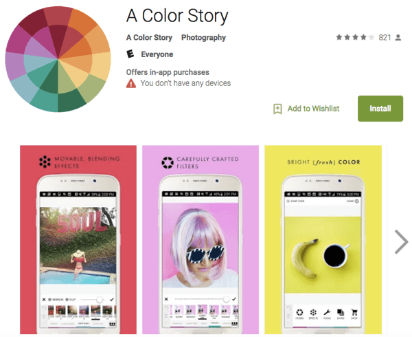 אפליקציה לסיפור צבעים
