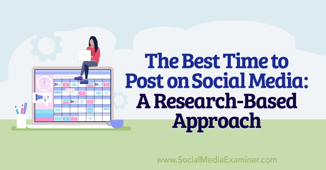 הזמן הטוב ביותר לפרסם במדיה חברתית: גישה מבוססת מחקר מאת אנה זוננברג