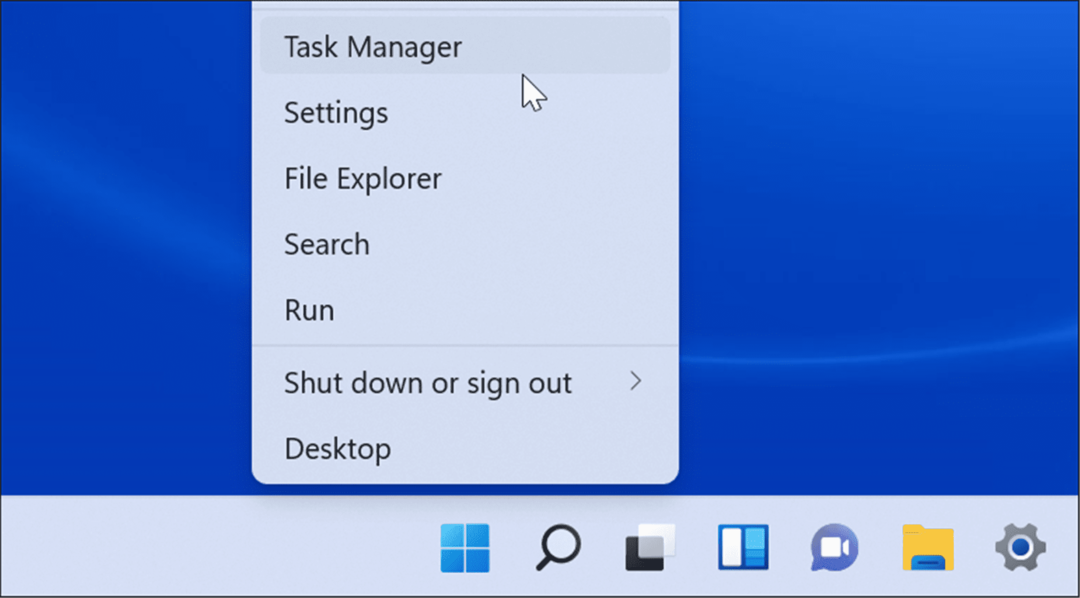פתח את מנהל המשימות ב-Windows 11