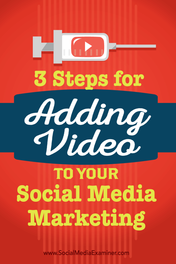 3 שלבים להוספת וידאו לשיווק ברשתות החברתיות: בוחן מדיה חברתית