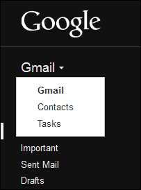 לפתוח אנשי קשר ל- Gmail