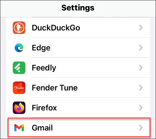 ברירת המחדל של gmail