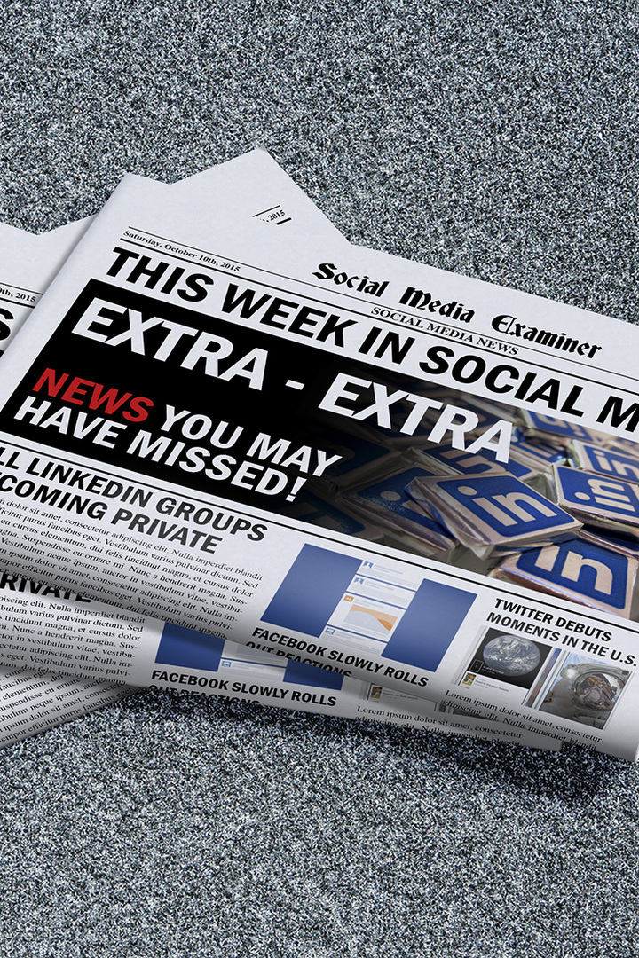 בוחן מדיה חברתית חדשות שבועיות 10 באוקטובר 2015