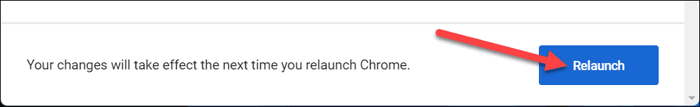 הפעל מחדש את כפתור Chrome
