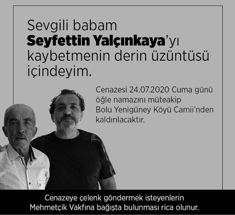 יום כואב של השף המפורסם Mehmet Yalçınkaya! הוא הוריד את אביו בדרכו האחרונה