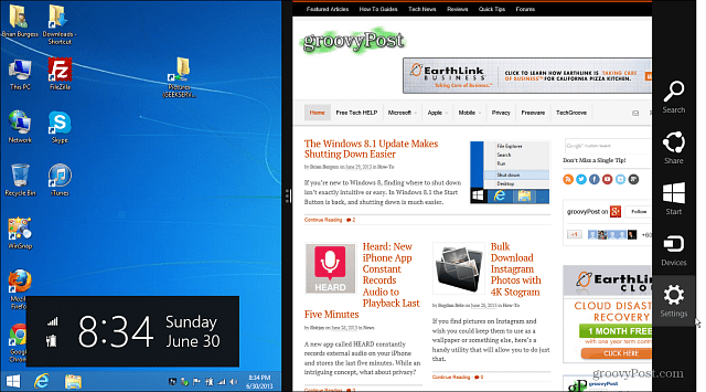 לצבוט את Windows 8.1 כדי להפוך את ממשק המשתמש המודרני פחות מעצבן