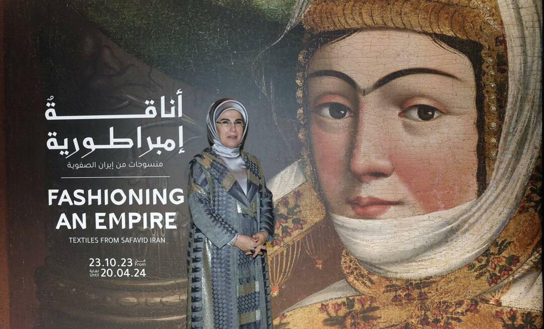 ביקור מהגברת הראשונה ארדואן במוזיאון קטאר לאמנויות האסלאם! 