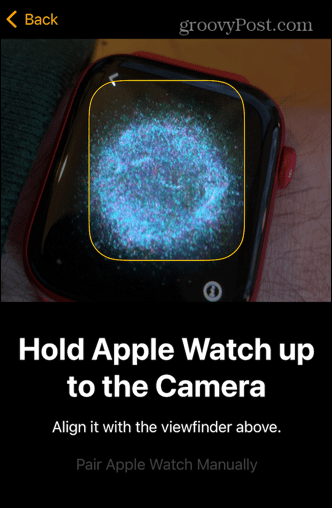 דפוס התאמה של Apple Watch