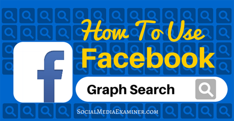 השתמש בחיפוש גרפים בפייסבוק