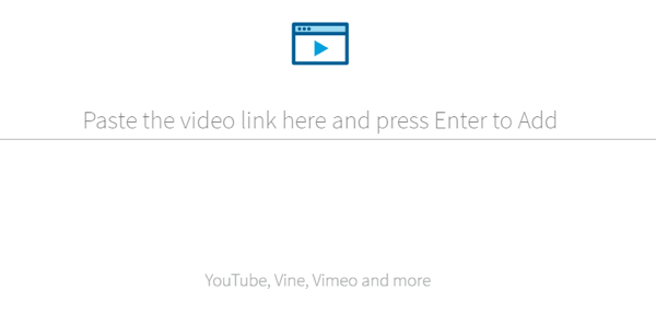 הדבק את הקישור ל- YouTube, ל- Vimeo או לסרטון אחר בפוסט שלך ב- LinkedIn Publisher.