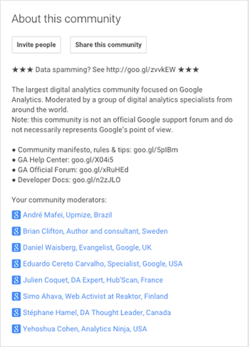 כללי הקהילה של google +